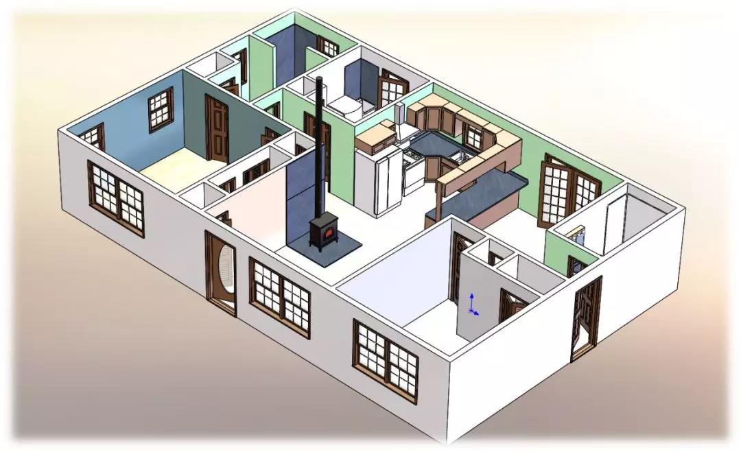 SolidWorks“走查”帶你提前看房2 SolidWorks“走查”帶你提前看房2