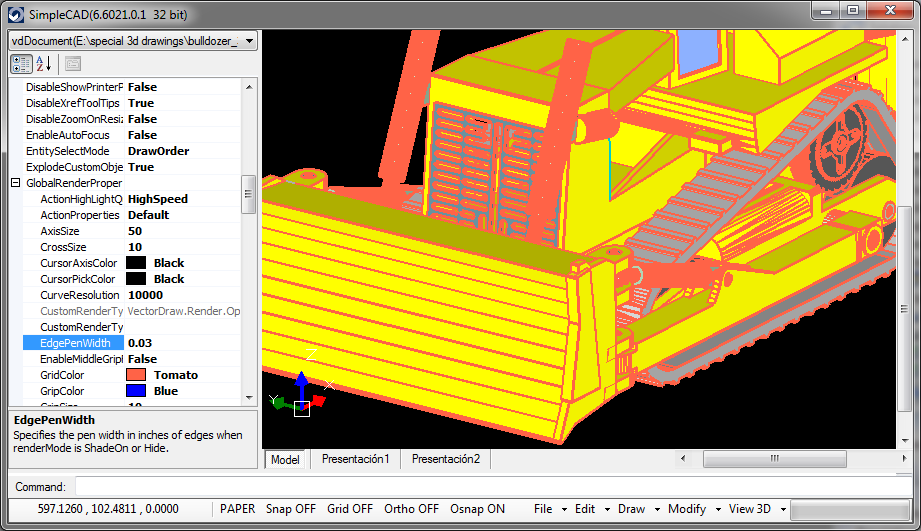 The original file in ShadeOn with the same EdgeColor (Color.Tomato) and EdgePenWidth (0.03 of an inch, about 3 pixels in screen) The original file in ShadeOn with the same EdgeColor (Color.Tomato) and EdgePenWidth (0.03 of an inch, about 3 pixels in screen)