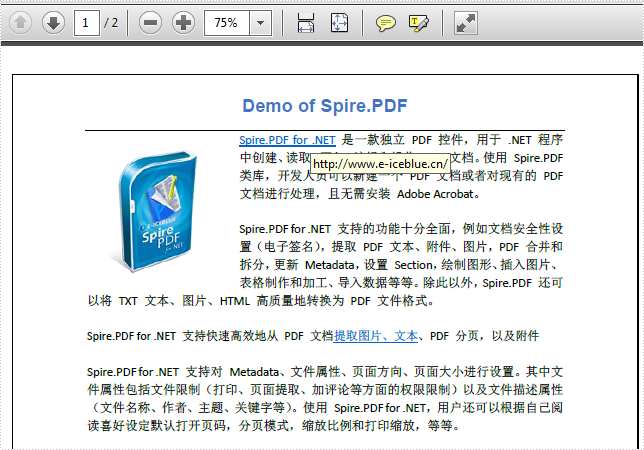 PDF管理控件Spire.PDF使用教程:如何添加、更新和刪除超鏈接 PDF管理控件Spire.PDF使用教程:如何添加、更新和刪除超鏈接