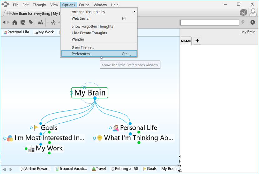 思維導(dǎo)圖TheBrain基礎(chǔ)實操教程——設(shè)置喜好的外觀和感覺選項 思維導(dǎo)圖TheBrain基礎(chǔ)實操教程——設(shè)置喜好的外觀和感覺選項