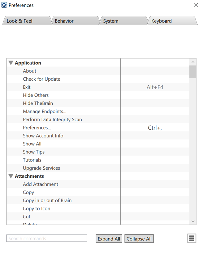 思維導圖TheBrain基礎實操教程——設置喜好快捷鍵設置 思維導圖TheBrain基礎實操教程——設置喜好快捷鍵設置