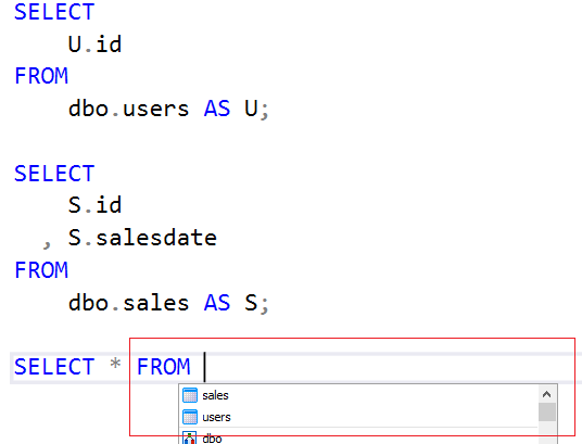 語法提示SQL Prompt教程:SQL生產力功能“代碼完成”和“IntelliSense” 語法提示SQL Prompt教程:SQL生產力功能“代碼完成”和“IntelliSense”