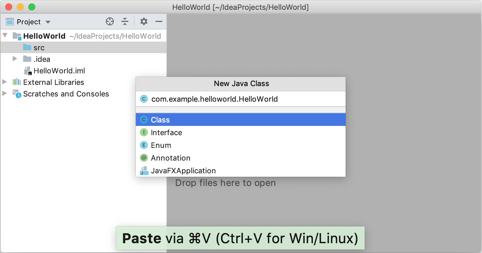 IntelliJ IDEA入門教程(六):創建您的第一個Java應用程序 IntelliJ IDEA入門教程(六):創建您的第一個Java應用程序