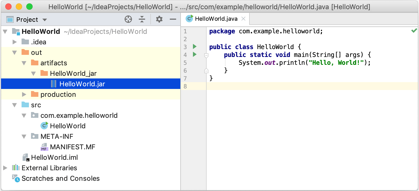IntelliJ IDEA入門教程(六):創建您的第一個Java應用程序 IntelliJ IDEA入門教程(六):創建您的第一個Java應用程序