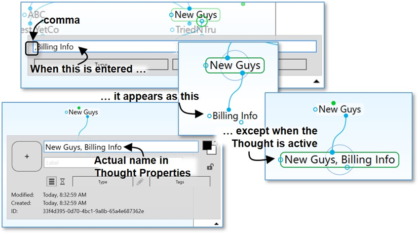 思維導圖工具TheBrain基礎實操教程——使用逗號創建上下文相關的思想名稱 思維導圖工具TheBrain基礎實操教程——使用逗號創建上下文相關的思想名稱