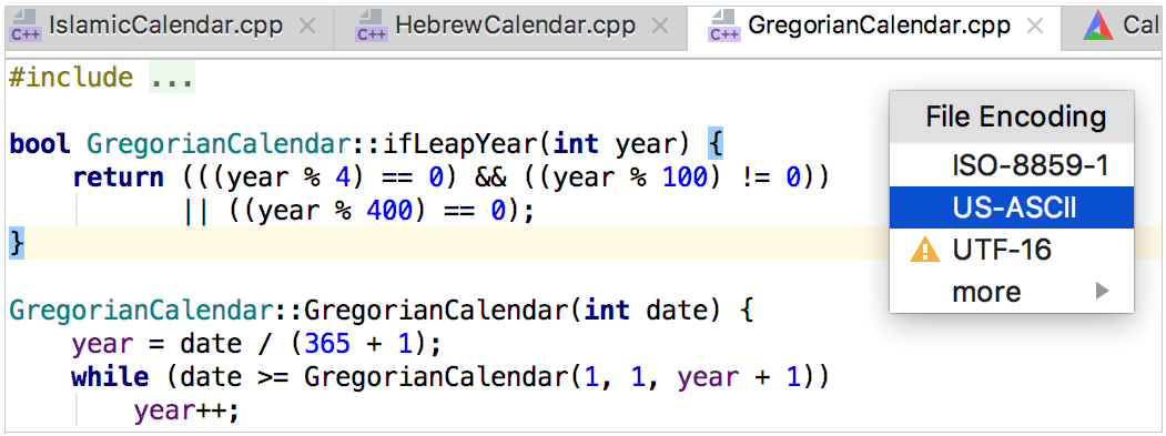 跨平臺IDE集成開發環境Clion入門教程(二十一):文件編碼 跨平臺IDE集成開發環境Clion入門教程(二十一):文件編碼